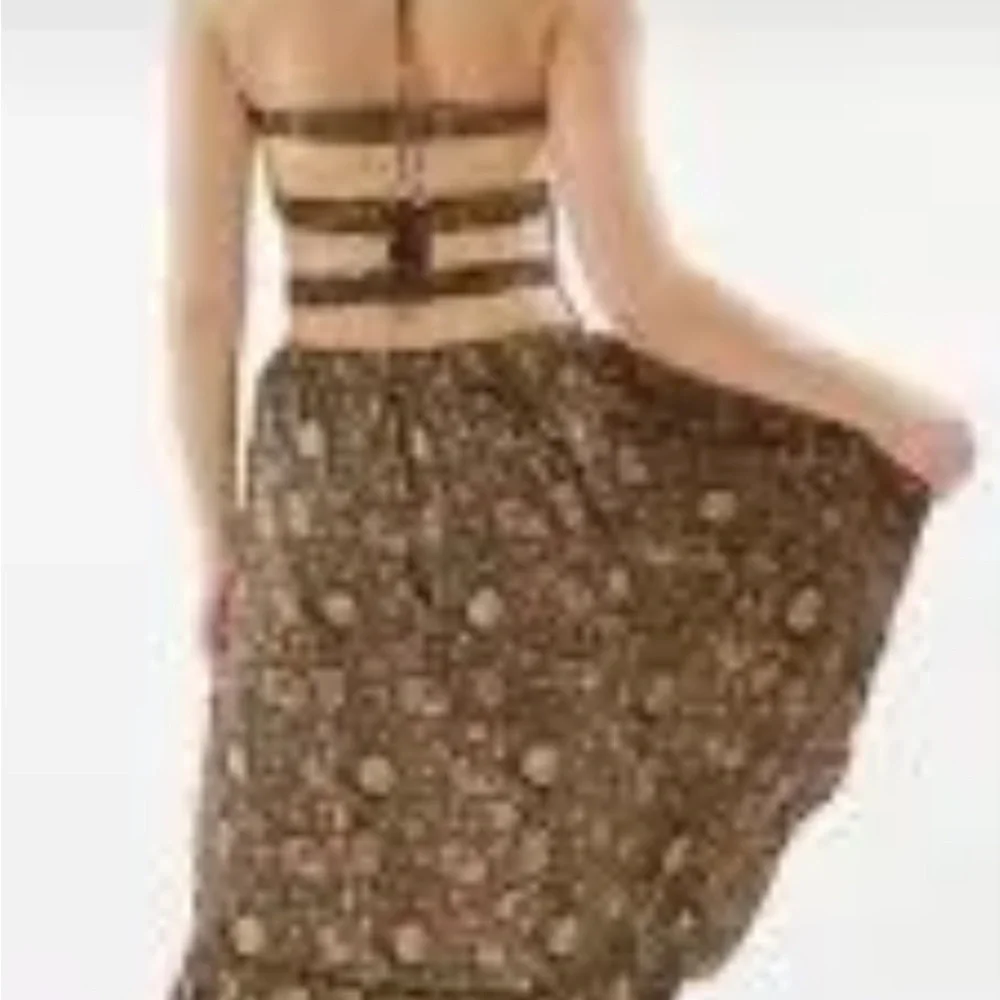 NWOT RAGA Smocked Sleeveless Floral Maxi SZ M - Picture 4 of 8